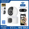 Camera Wifi Yoosee 2 khung hình Q8D 5MP 3K -